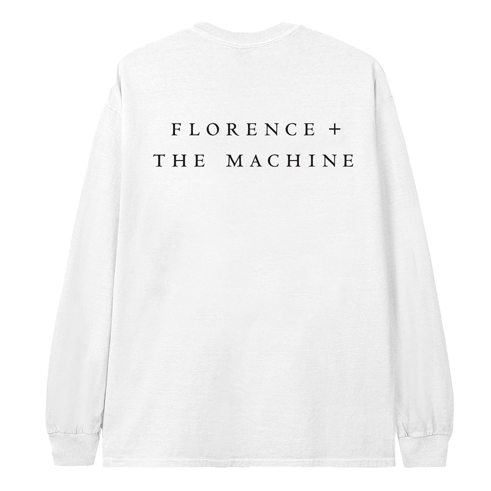 Heaven is Here White Longsleeve Back
