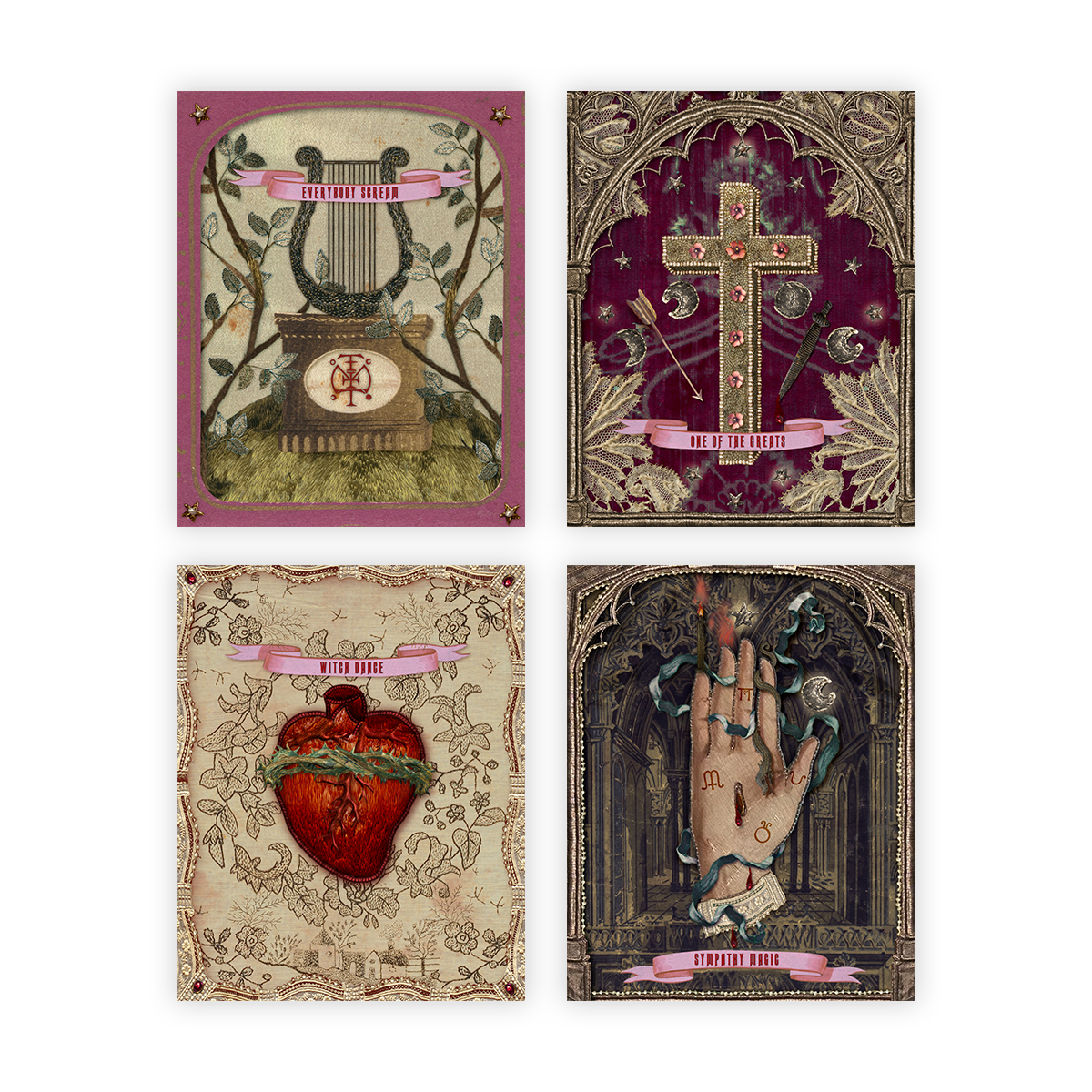 Everybody Scream Print Collection Cards 1