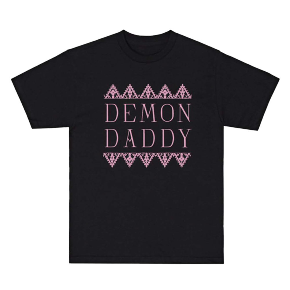 Demon Daddy Black T-Shirt Front